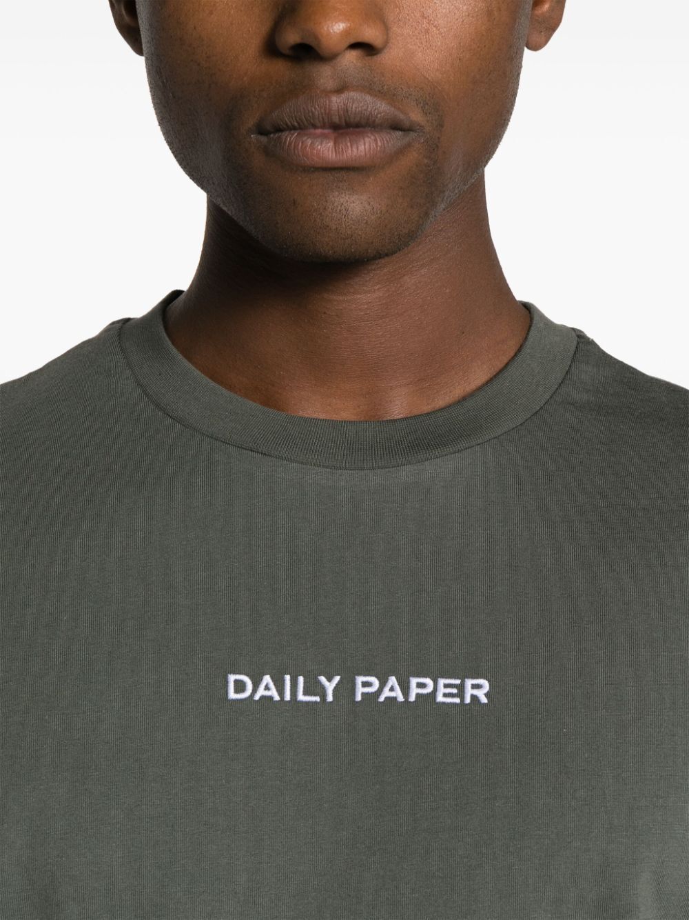 Shop Daily Paper Logotype Short Sleeves T In Green