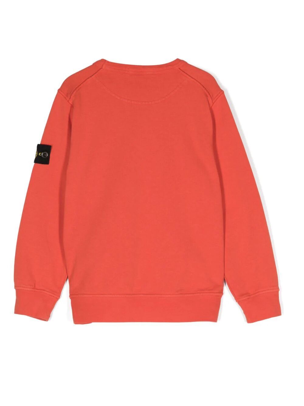 Shop Stone Island Junior Sweatshirt In Yellow & Orange