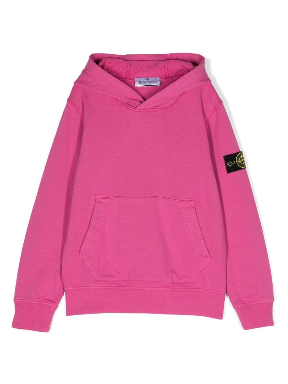 Stone Island Junior Sweatshirt In Pink