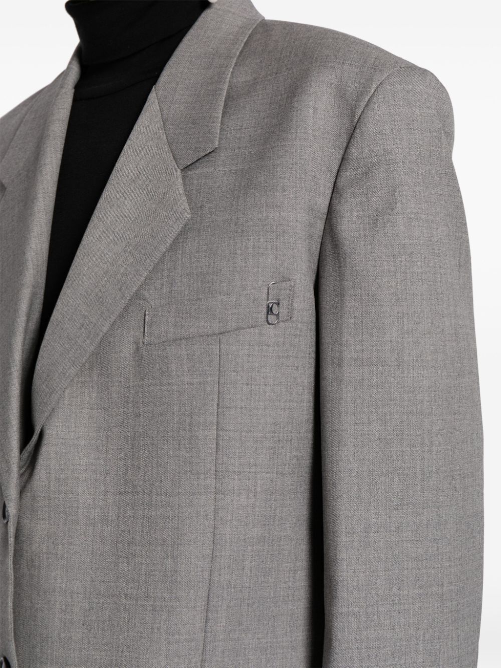 Shop Low Classic Classic Blazer In Grey
