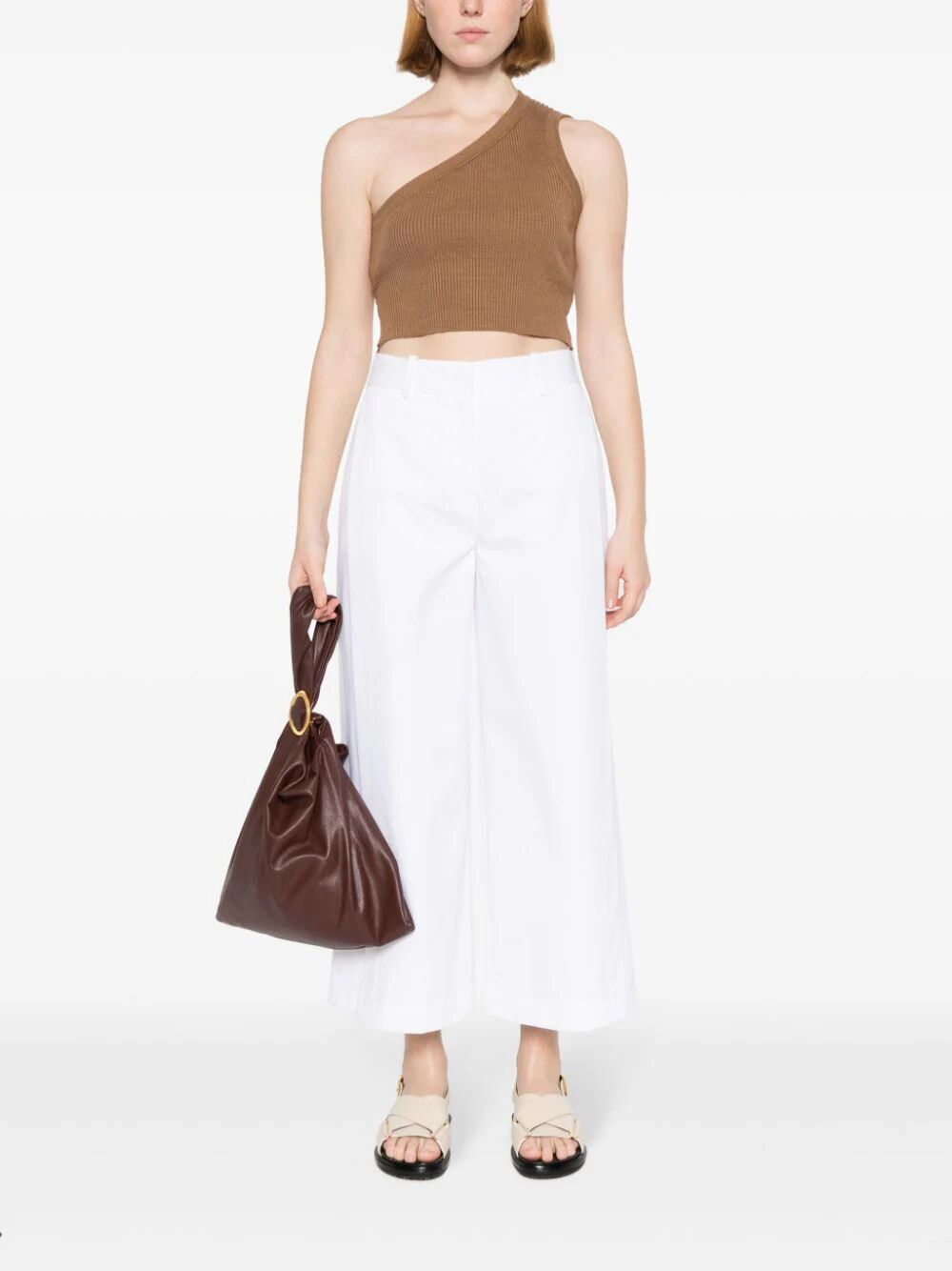Shop Semicouture Holly Trouser In White