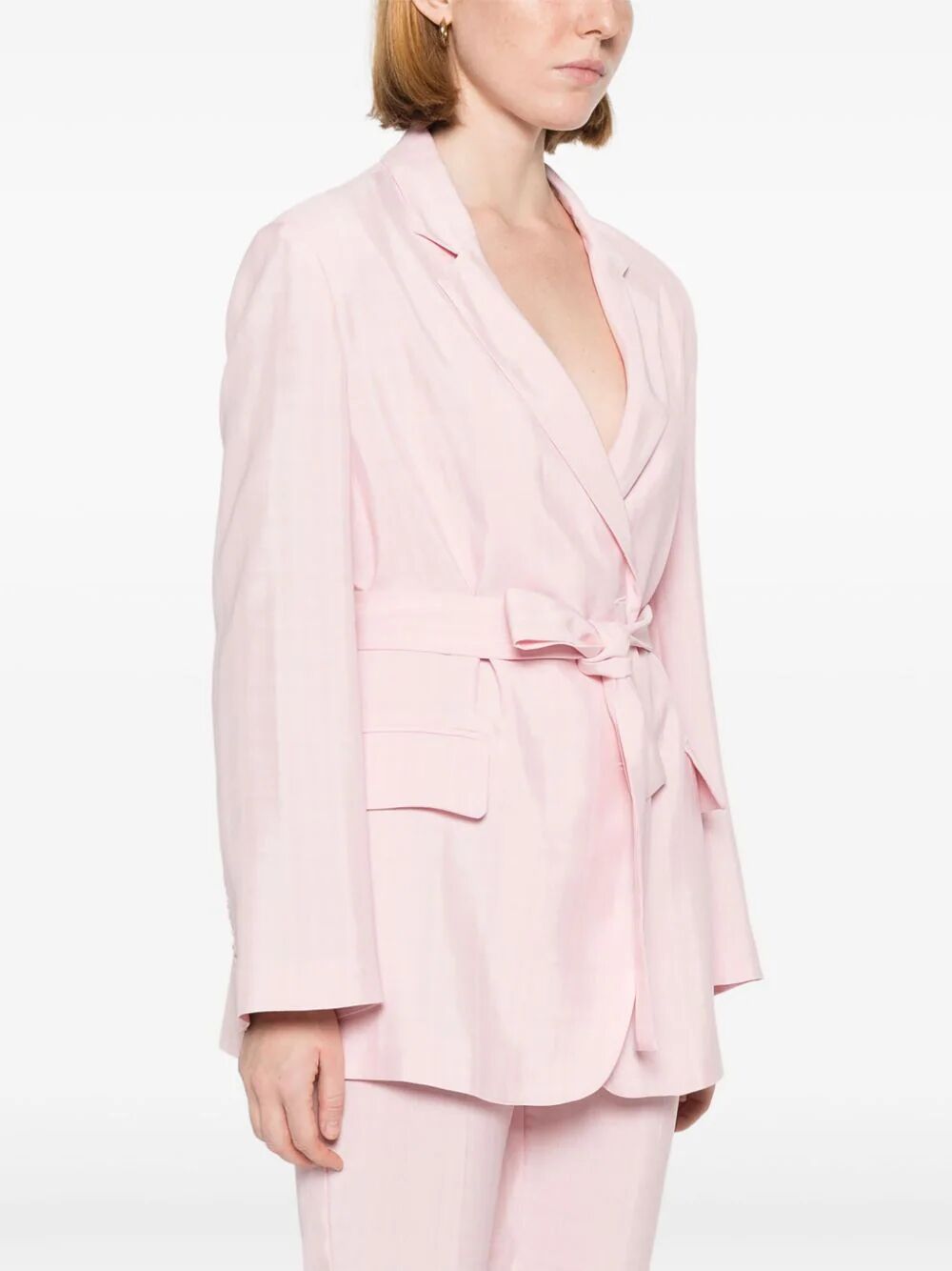 Shop Semicouture Christiana Jacket In Pink & Purple