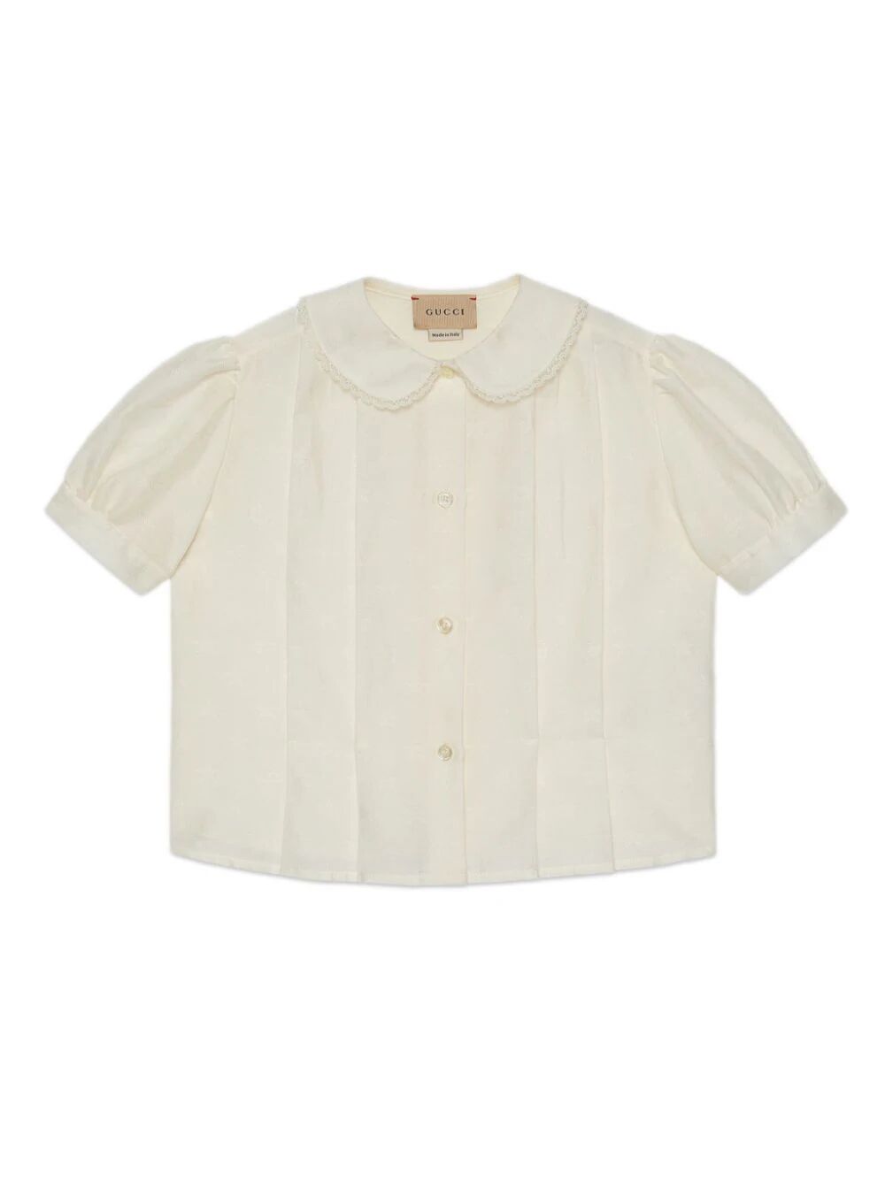 Gucci Kids' Shirt Multistar Cotton Jaquard In White