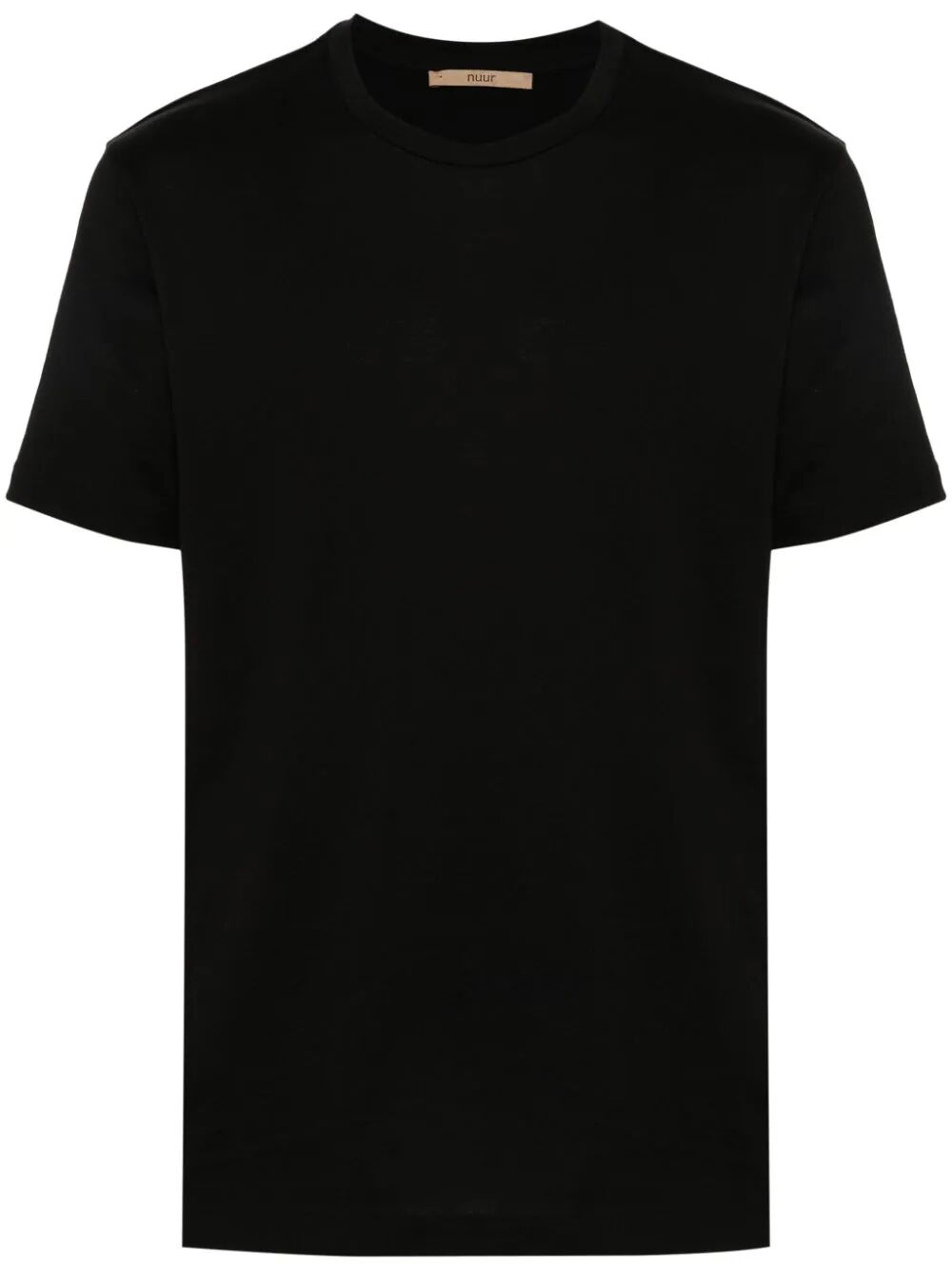 Nuur Crew-neck Cotton T-shirt In Black
