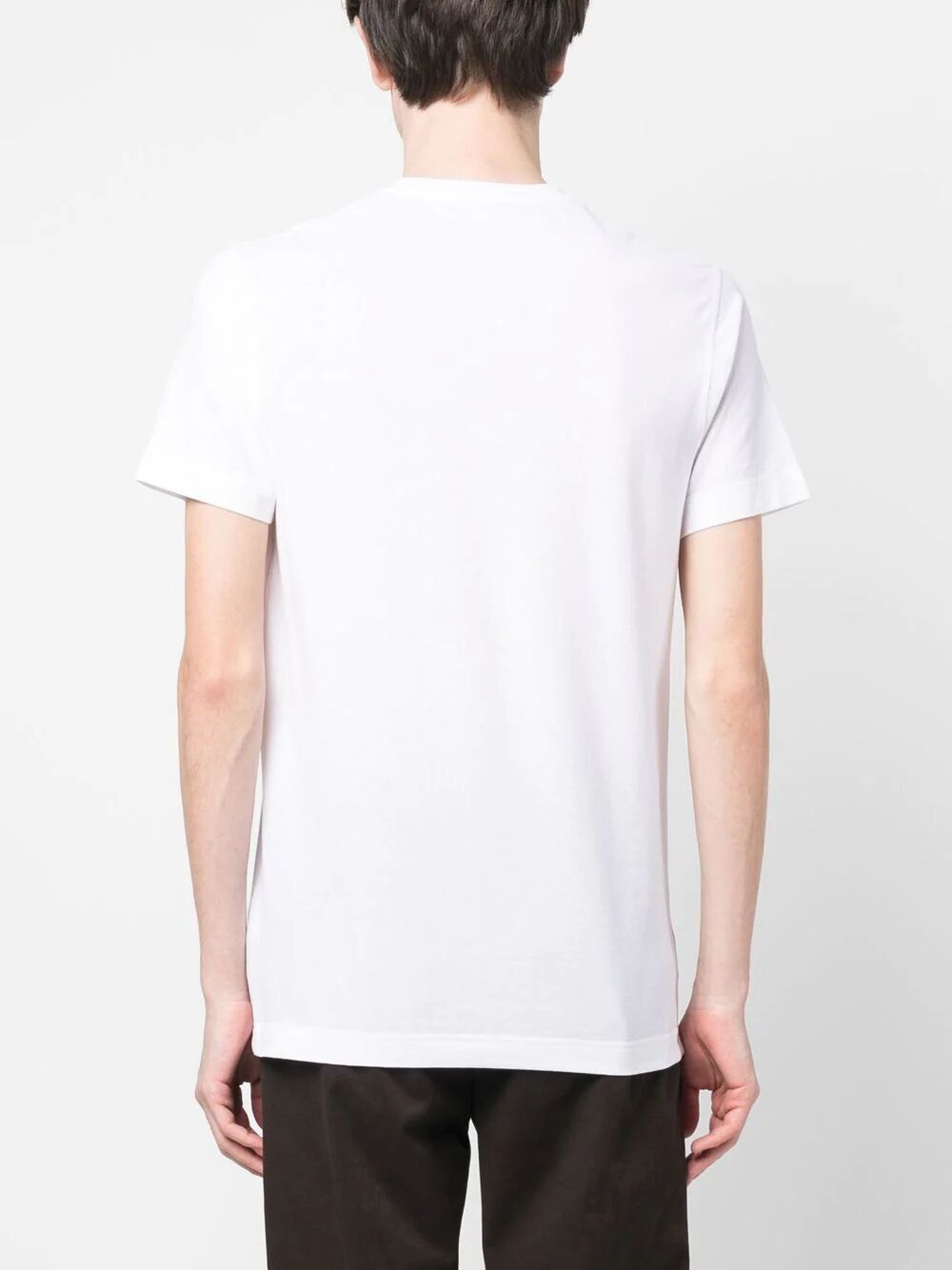 Shop Zanone Short Sleeves T In White