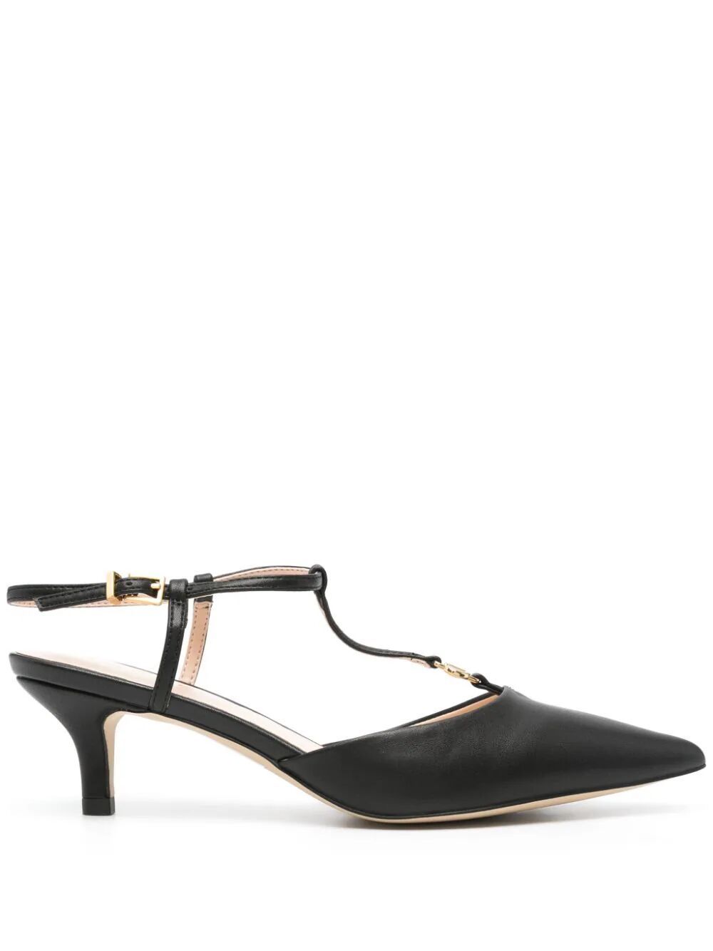 Twinset Sling Sandals In Black