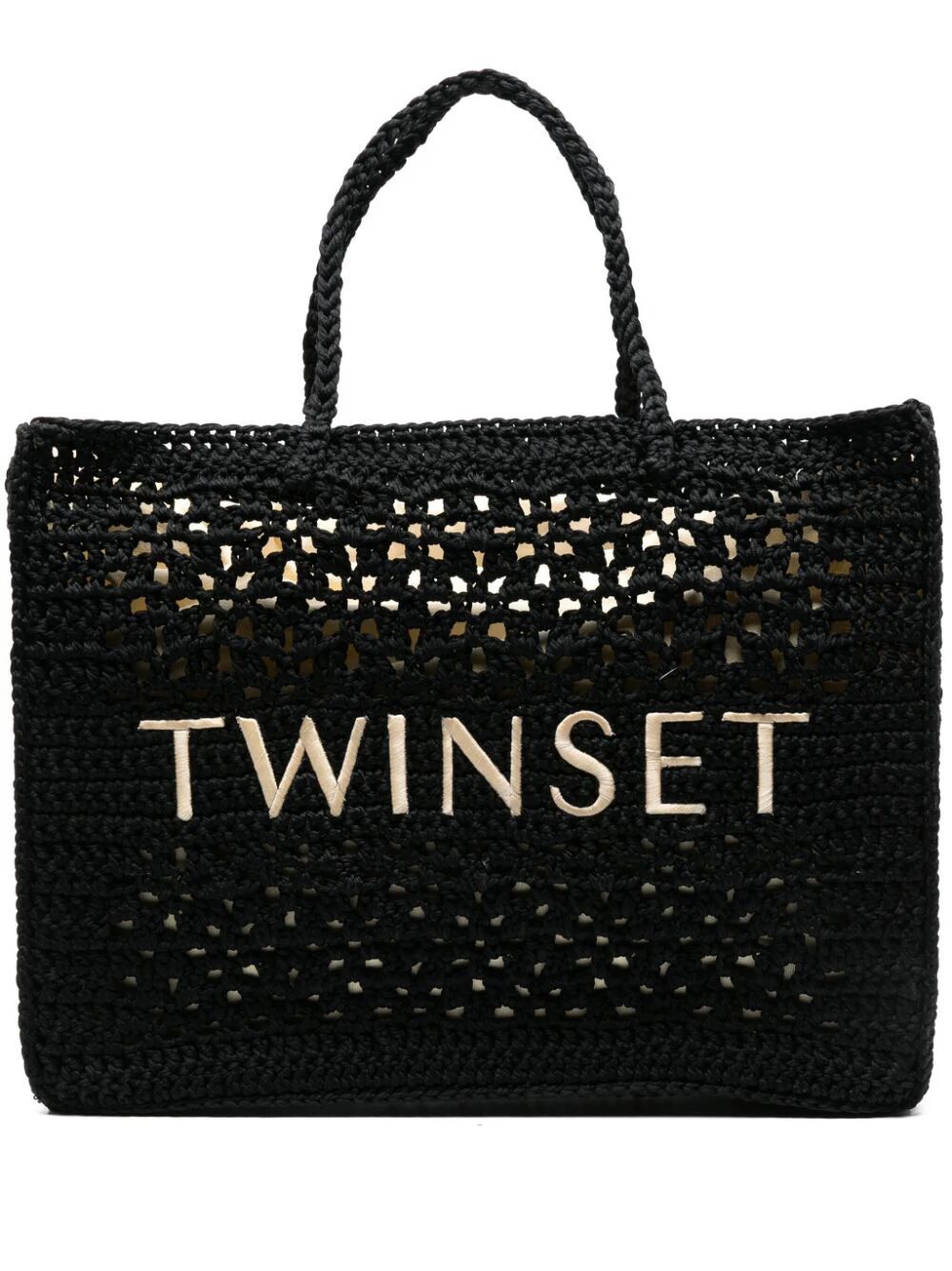 Twinset Shopping Bag In Burgundy