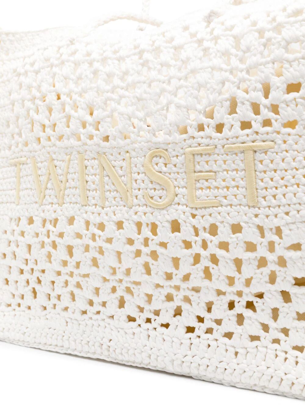 Shop Twinset Shopping Bag In White