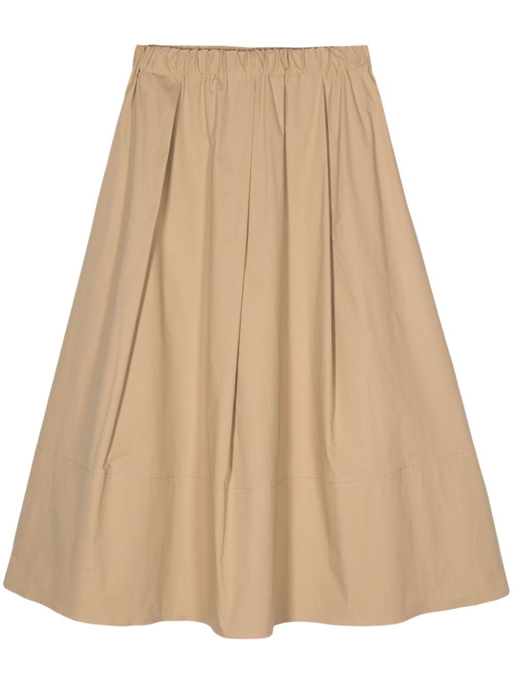 Shop Antonelli Isotta Long Skirt In Brown
