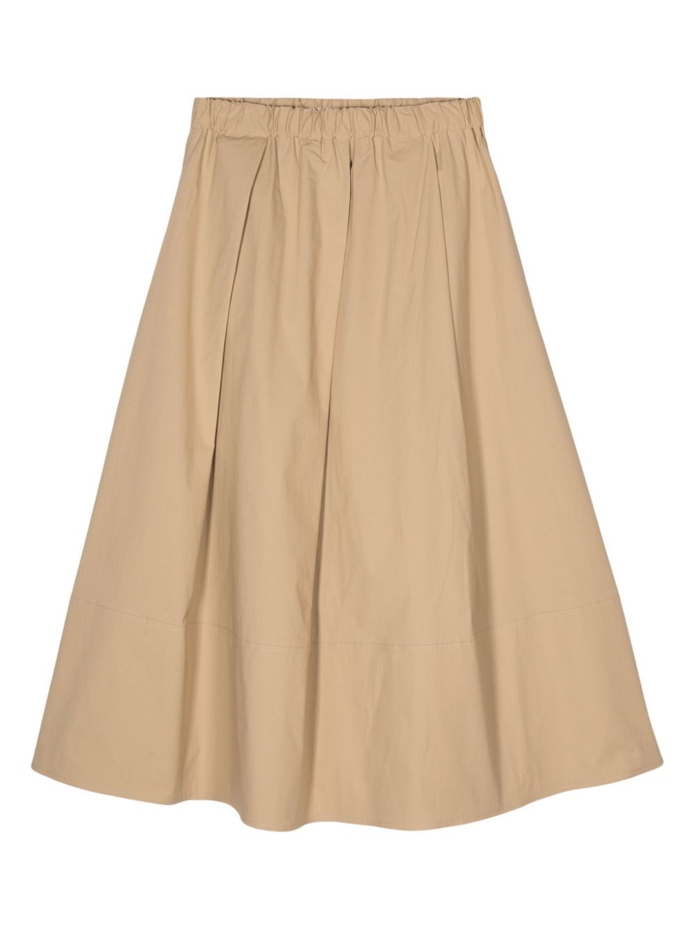 Shop Antonelli Isotta Long Skirt In Brown