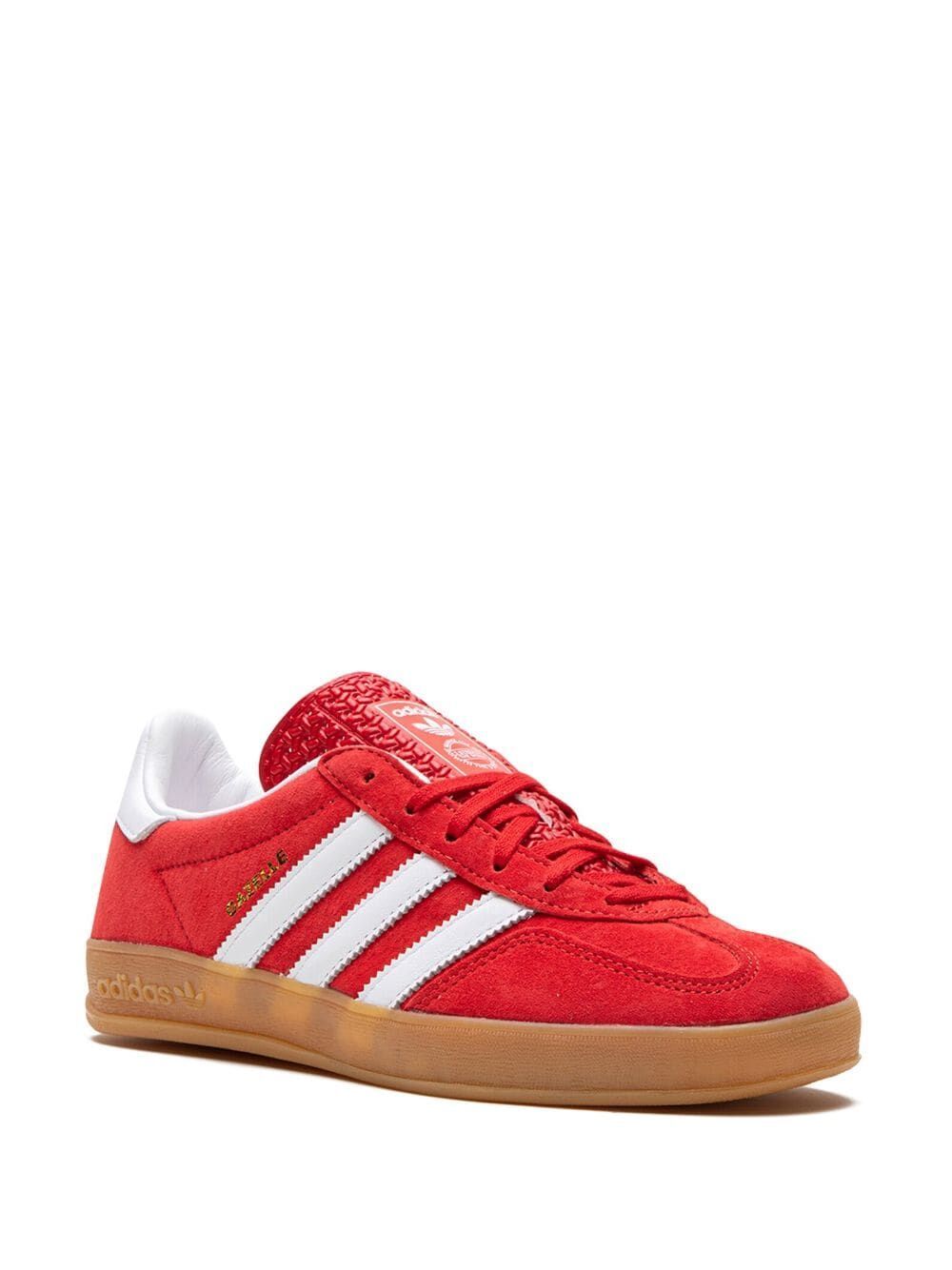 Shop Adidas Originals Gazzelle Indoor Sneakers In Red