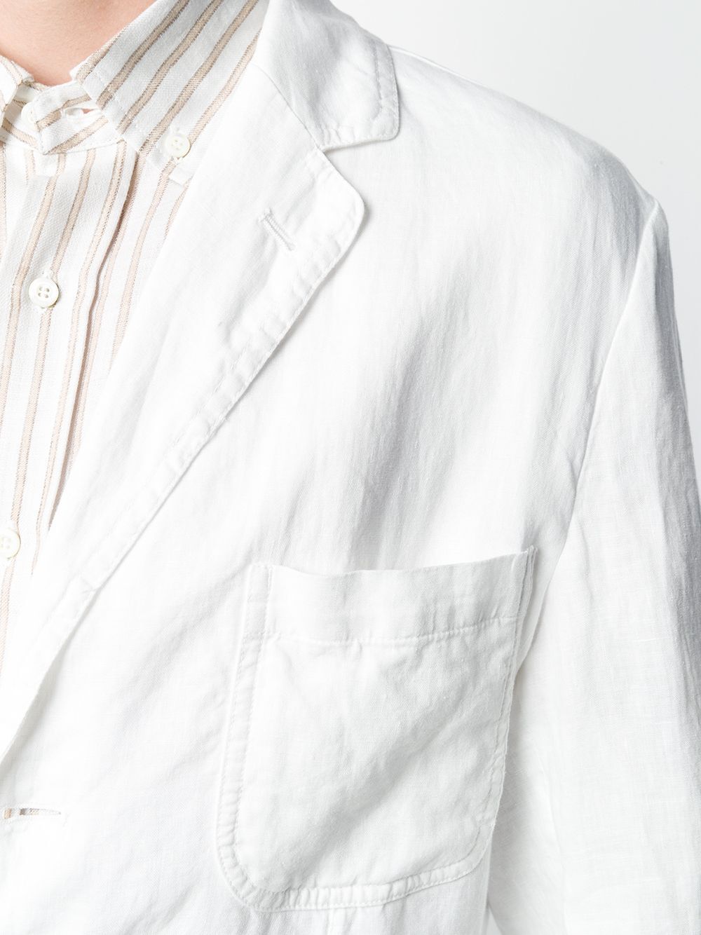 Shop Aspesi Samuraki Blazer In White