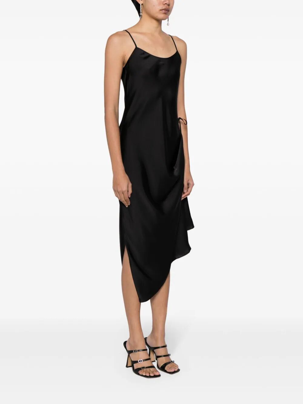 Shop Low Classic 2-way Slip Dress In Black