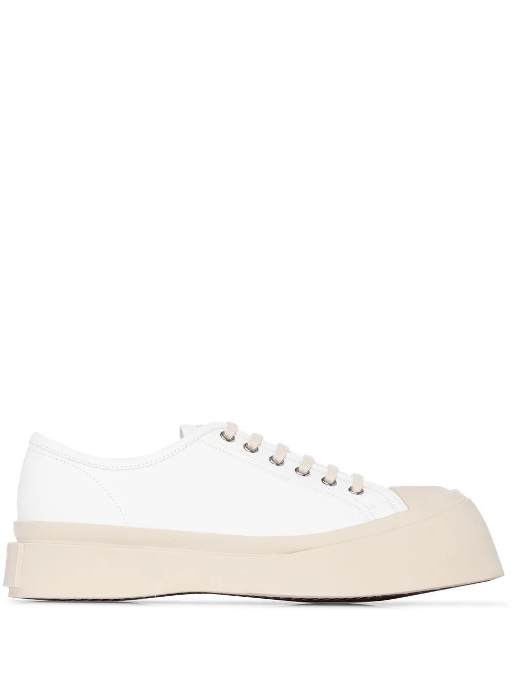 Shop Marni Laced Up Shoes In White