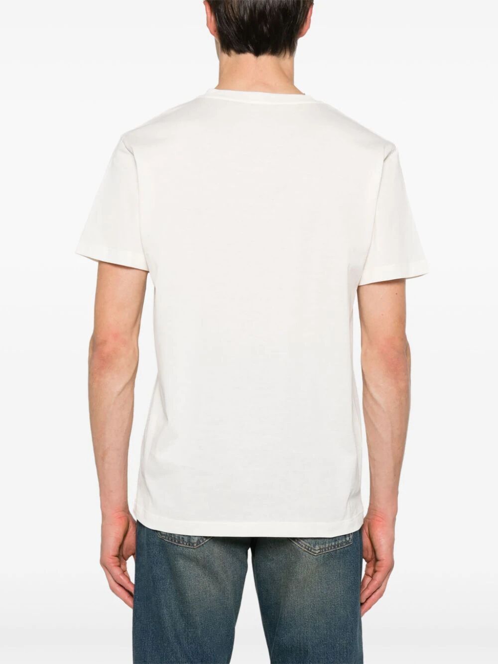Shop Nuur Short Sleeves Crew Neck T In White