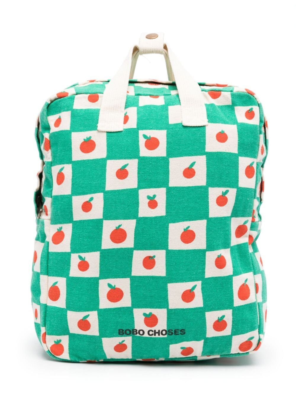 Bobo Choses Tomato All Over School Bag In Green
