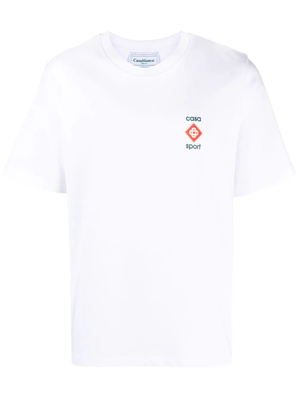 Shop Casablanca Casa Sport Logo 3f Printed T-shirt In White