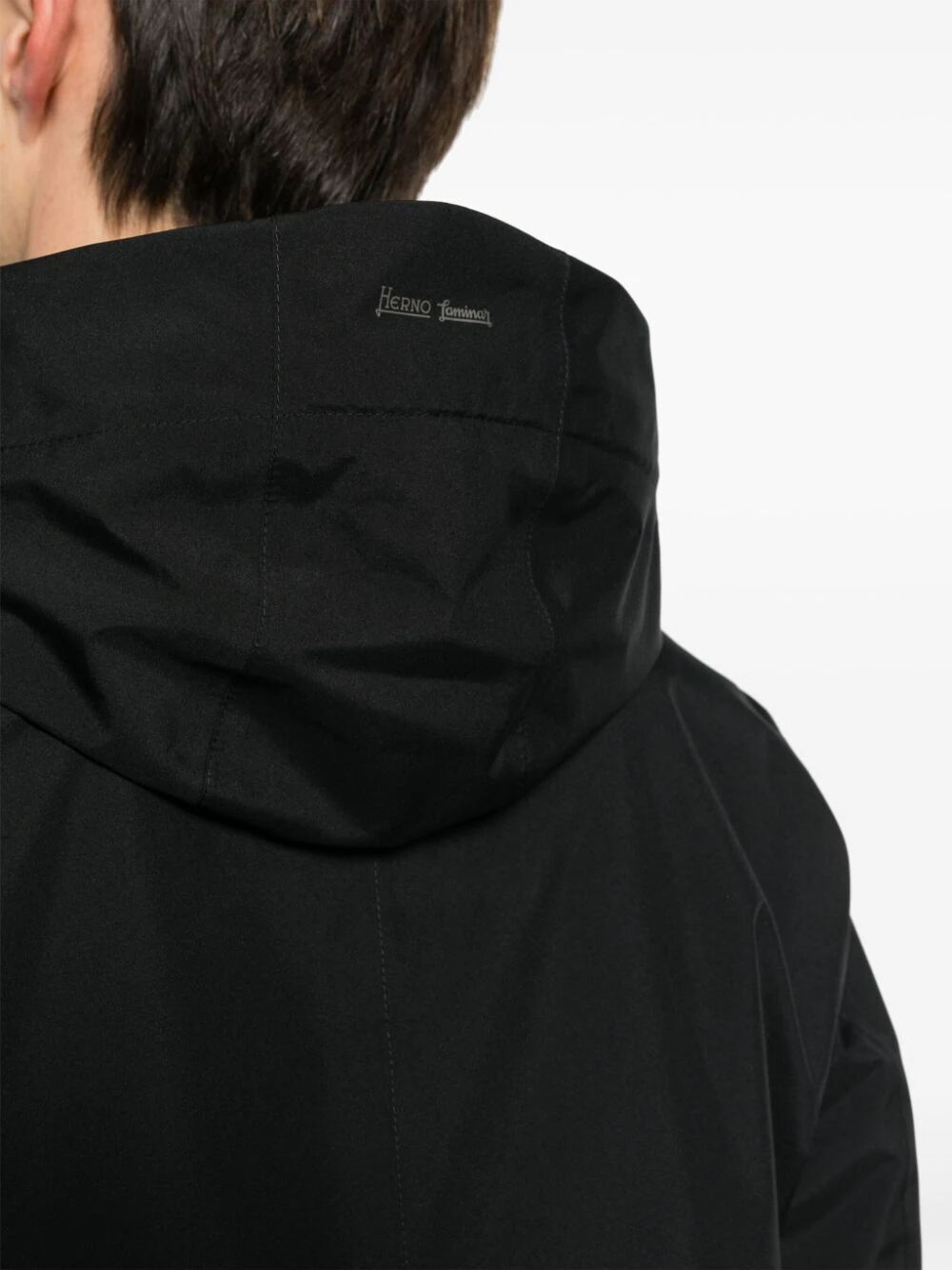 Shop Herno Paclite Bomber Jacket In Black