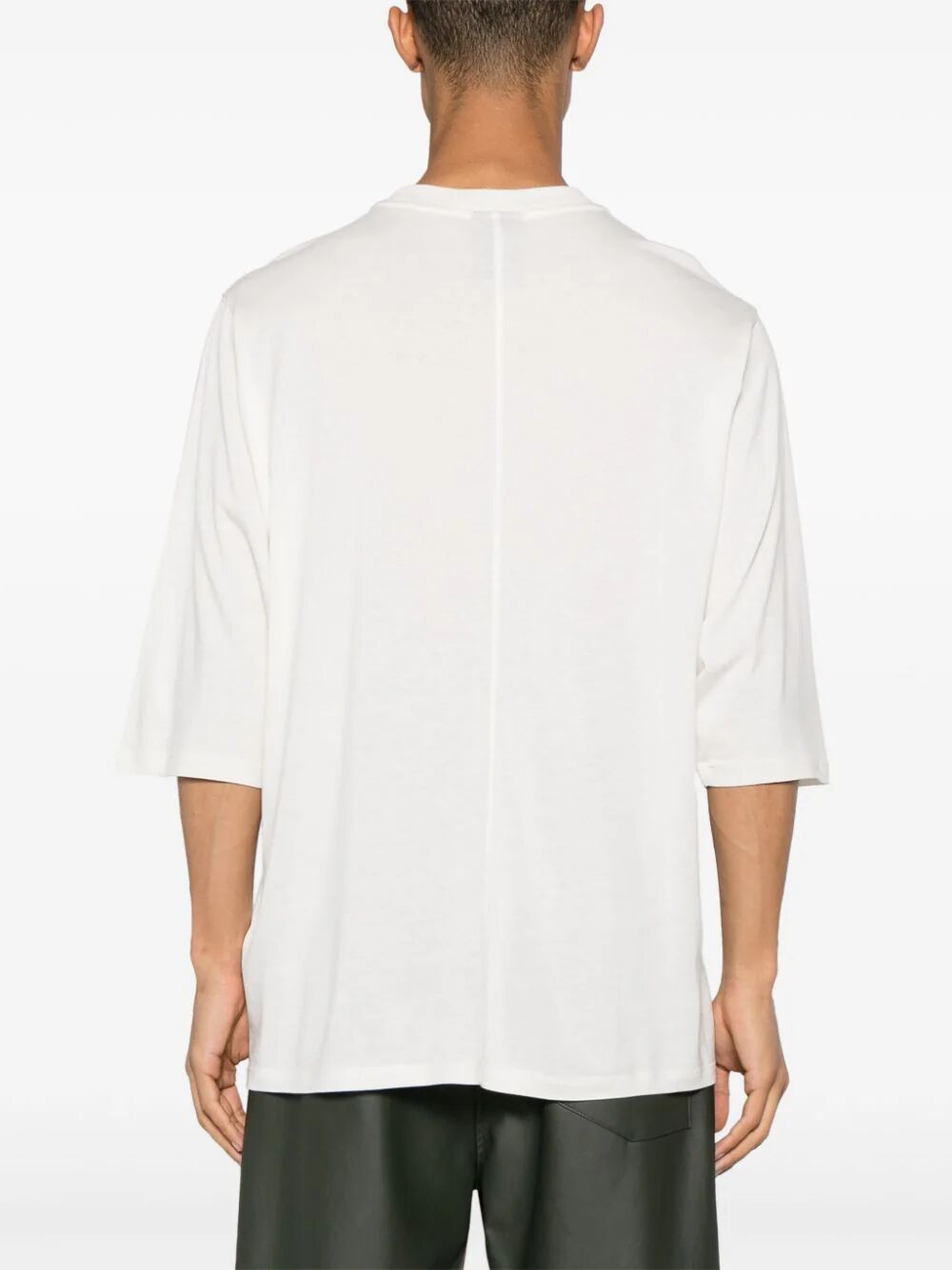 Shop Thom Krom Short Sleeves T In White