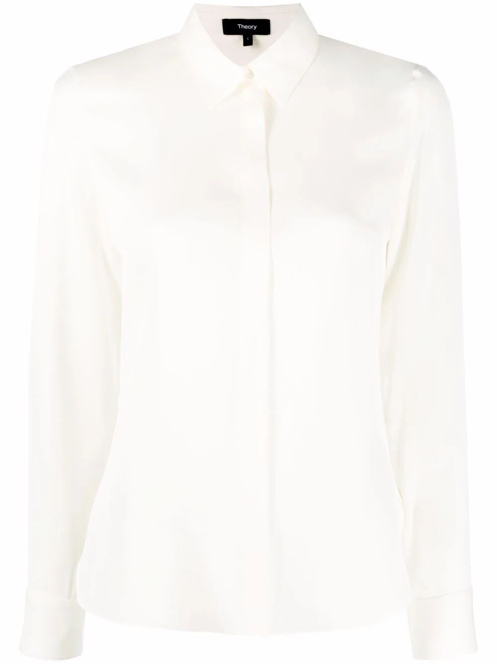 Shop Theory Classic Fitted Shirt In White