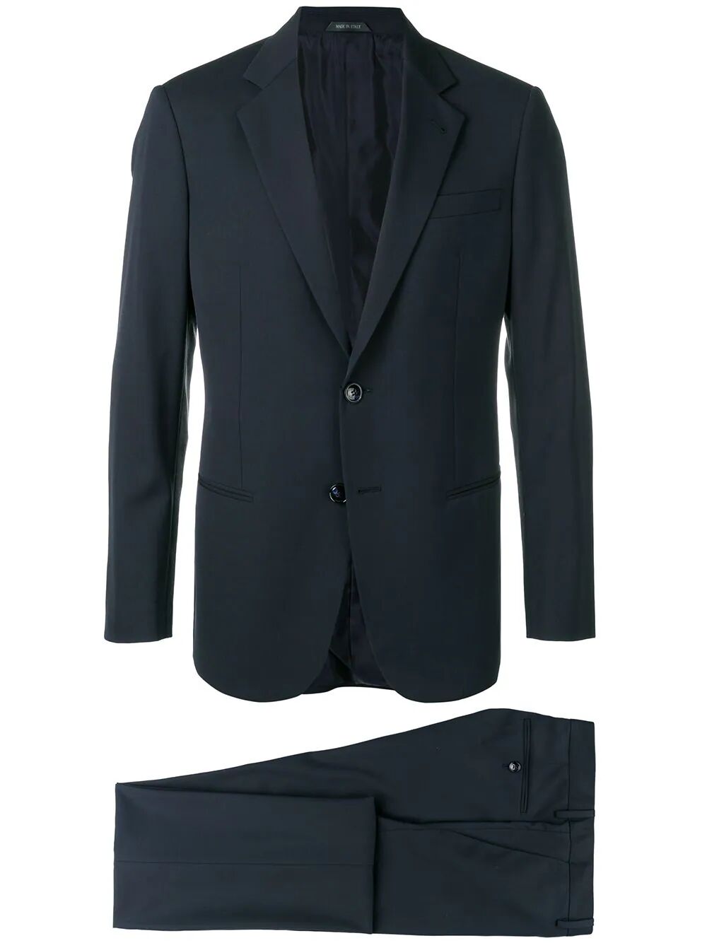 Shop Giorgio Armani Soho Suit In Blue