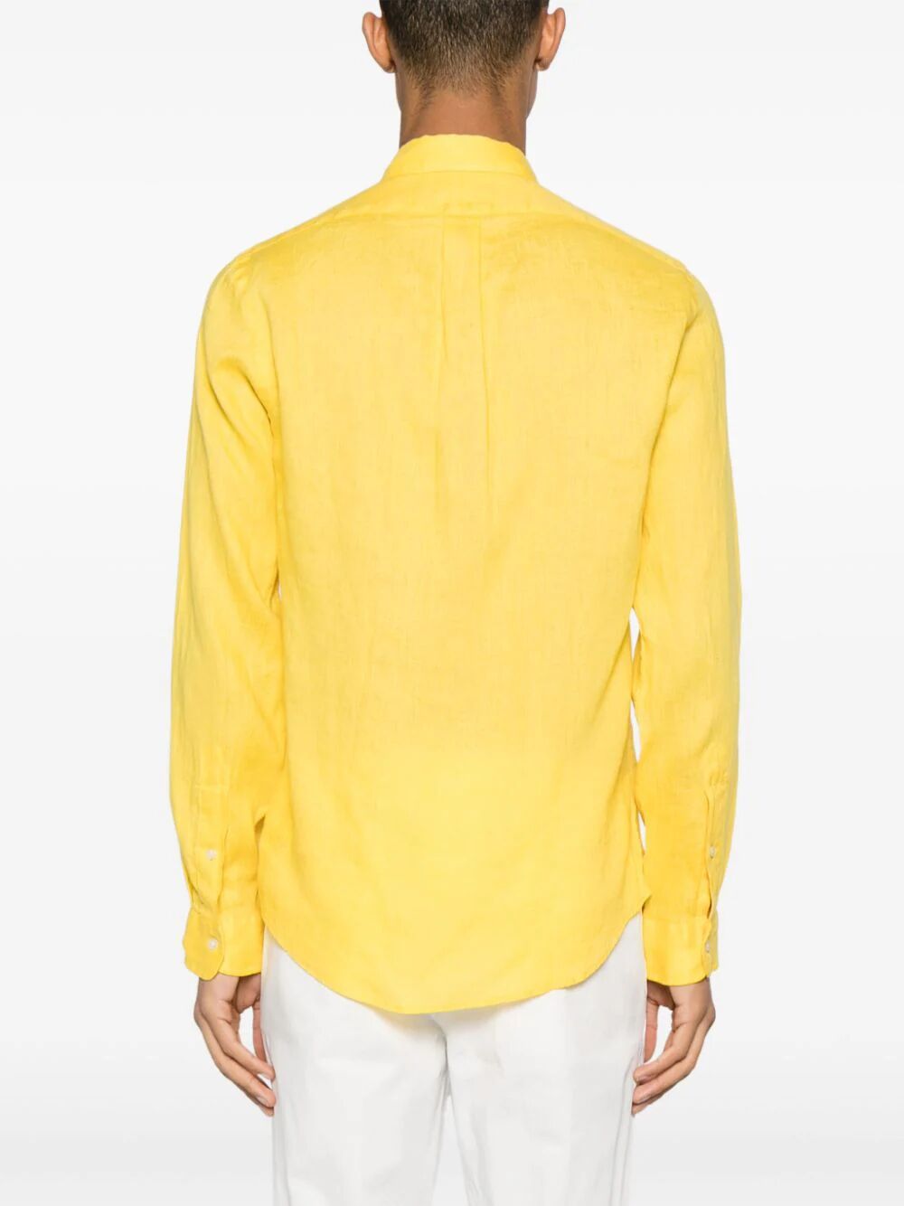 Shop Polo Ralph Lauren Slim Fit Sport Shirt In Yellow & Orange