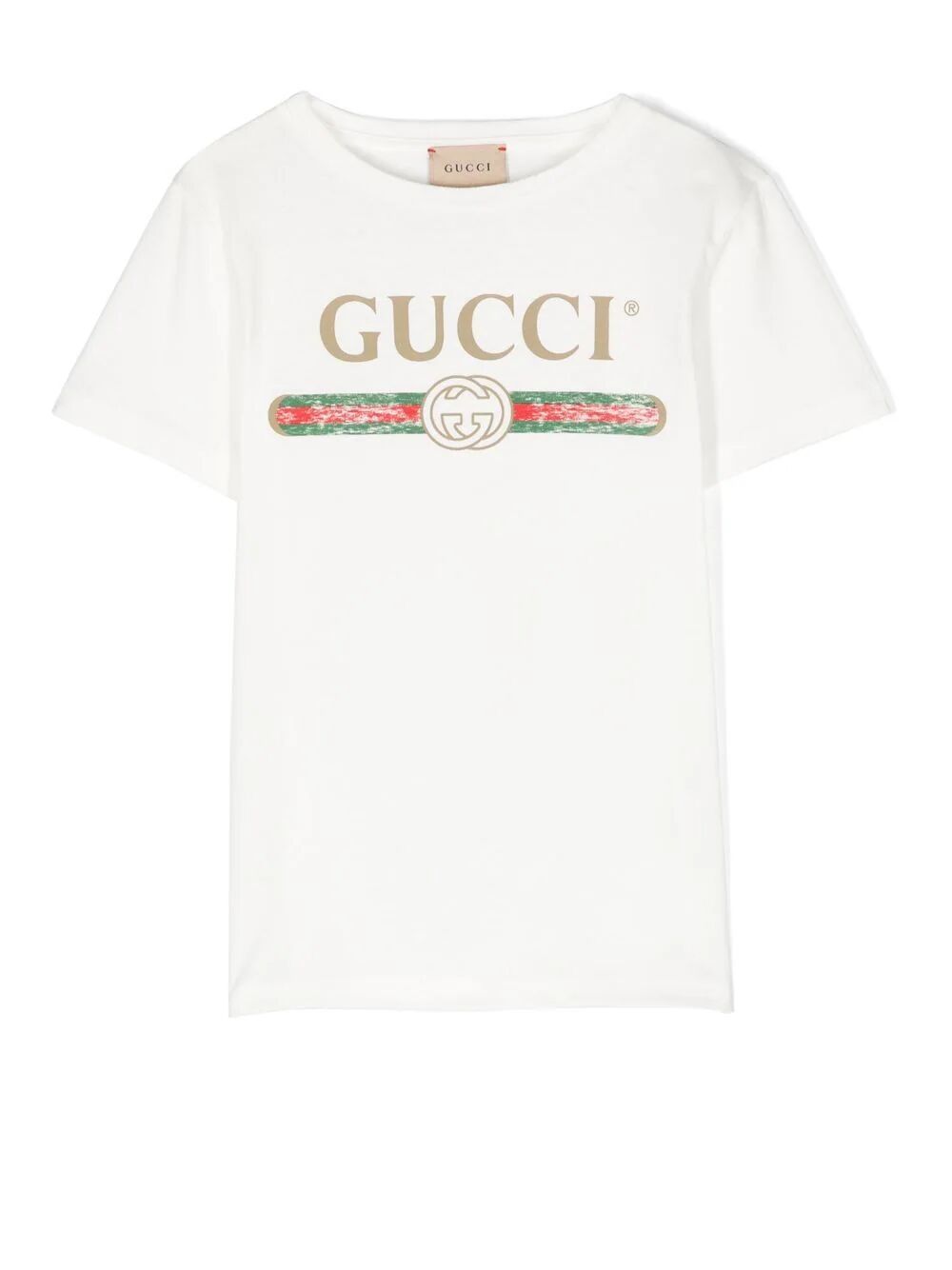 Shop Gucci T-shirt Cotton Jersey In White