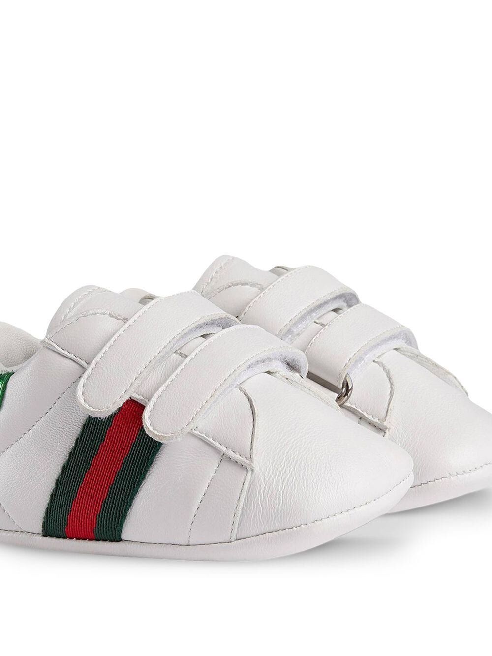 Shop Gucci Sneaker Leather In Black