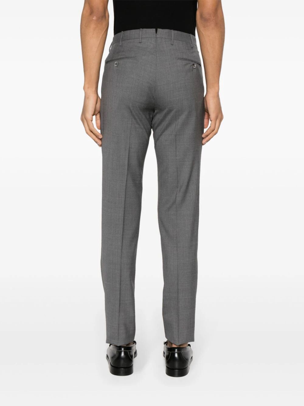 Shop Incotex Model 35 Slim Fit Trousers In Grey