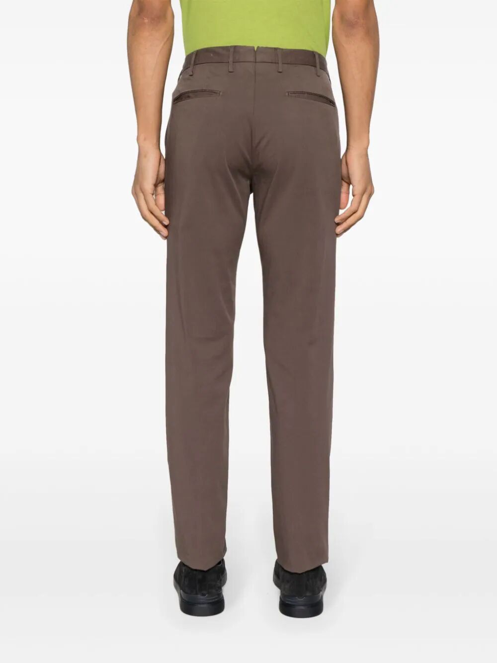 Shop Incotex Model 30 Slim Fit Trousers In Brown