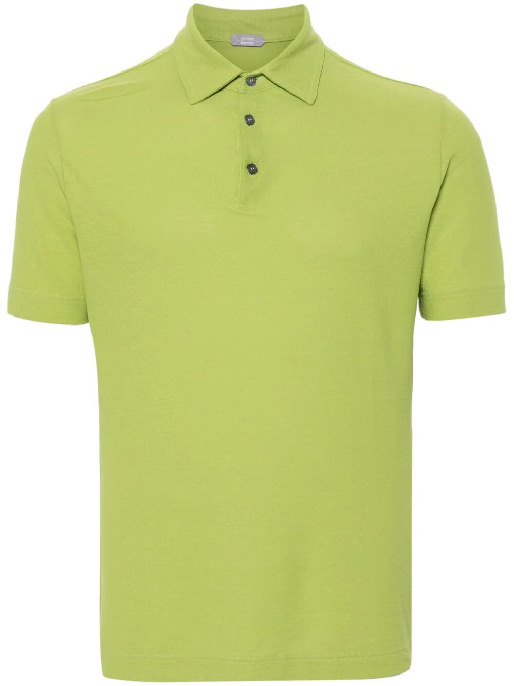 Shop Zanone Short Sleeves Polo In Green