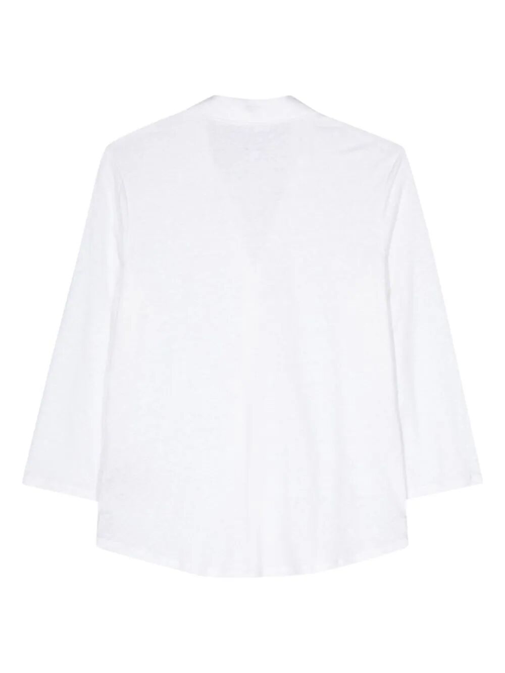 Shop Majestic 3/4 Sleeves Chemise In White
