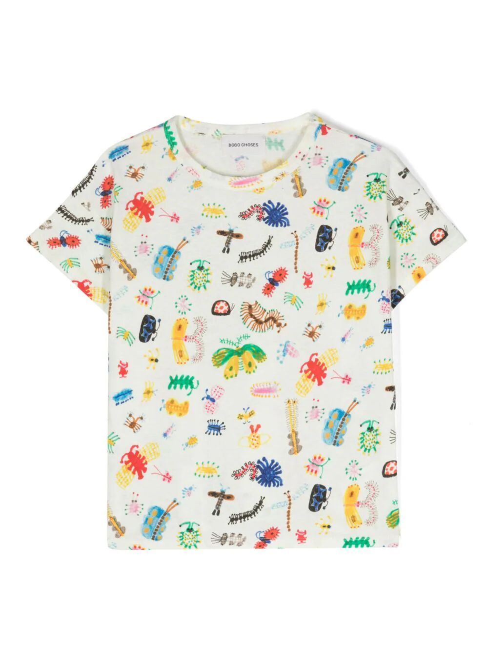 Shop Bobo Choses Funny Insect All Over T-shirt In White