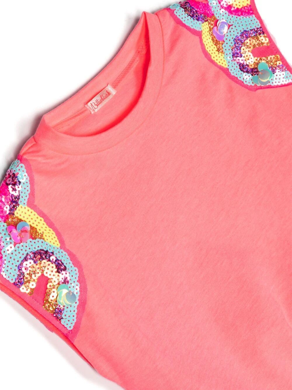 Shop Billieblush Short Sleeves T-shirt In Pink & Purple