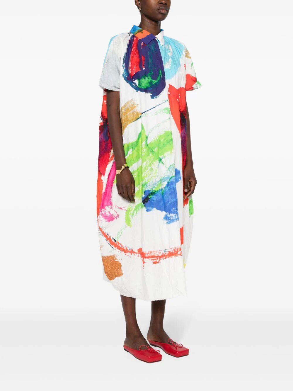Shop Daniela Gregis 20.07.06 Dress In Multicolour