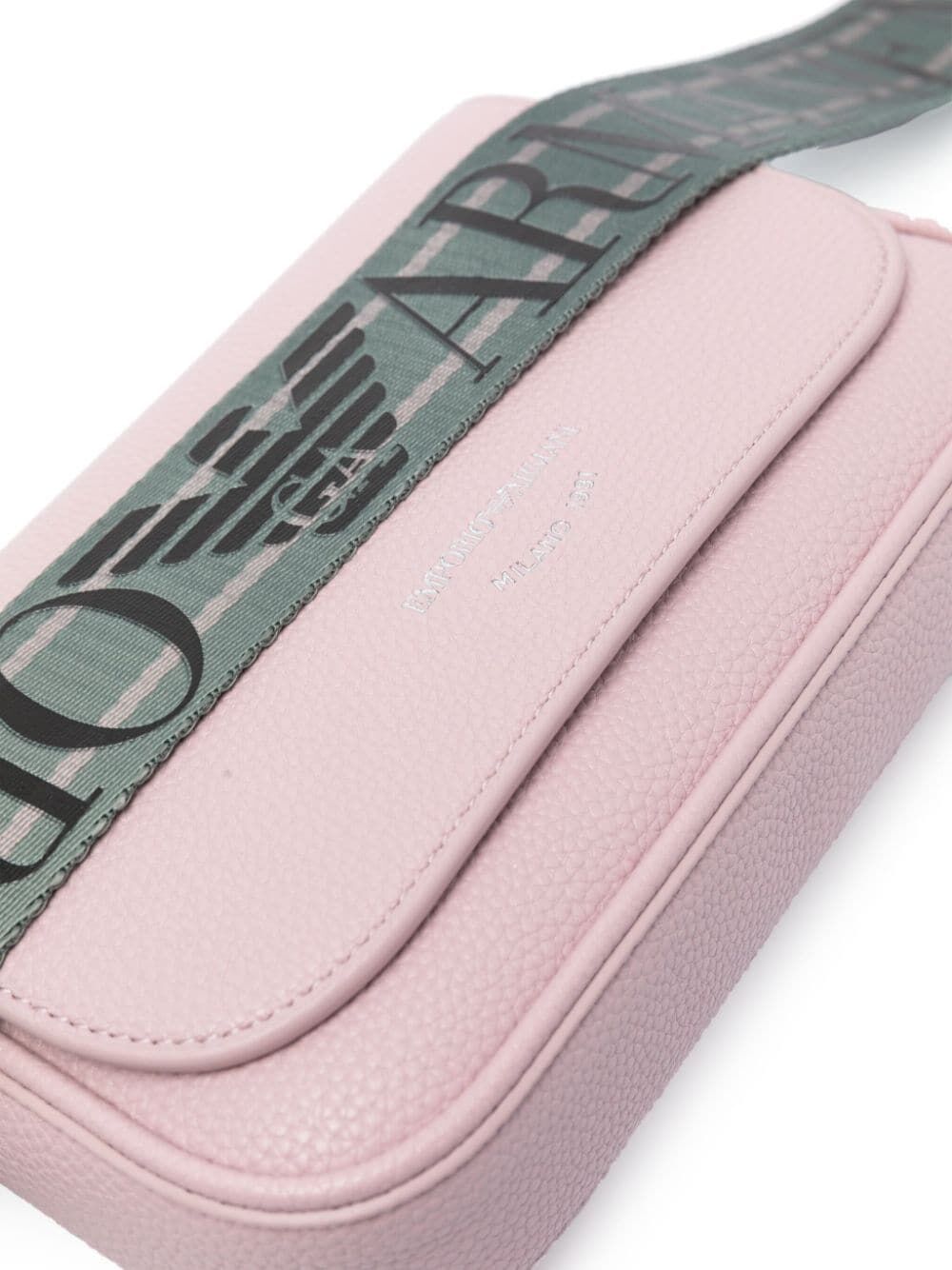 Shop Emporio Armani Wallet On Chain In Pink & Purple