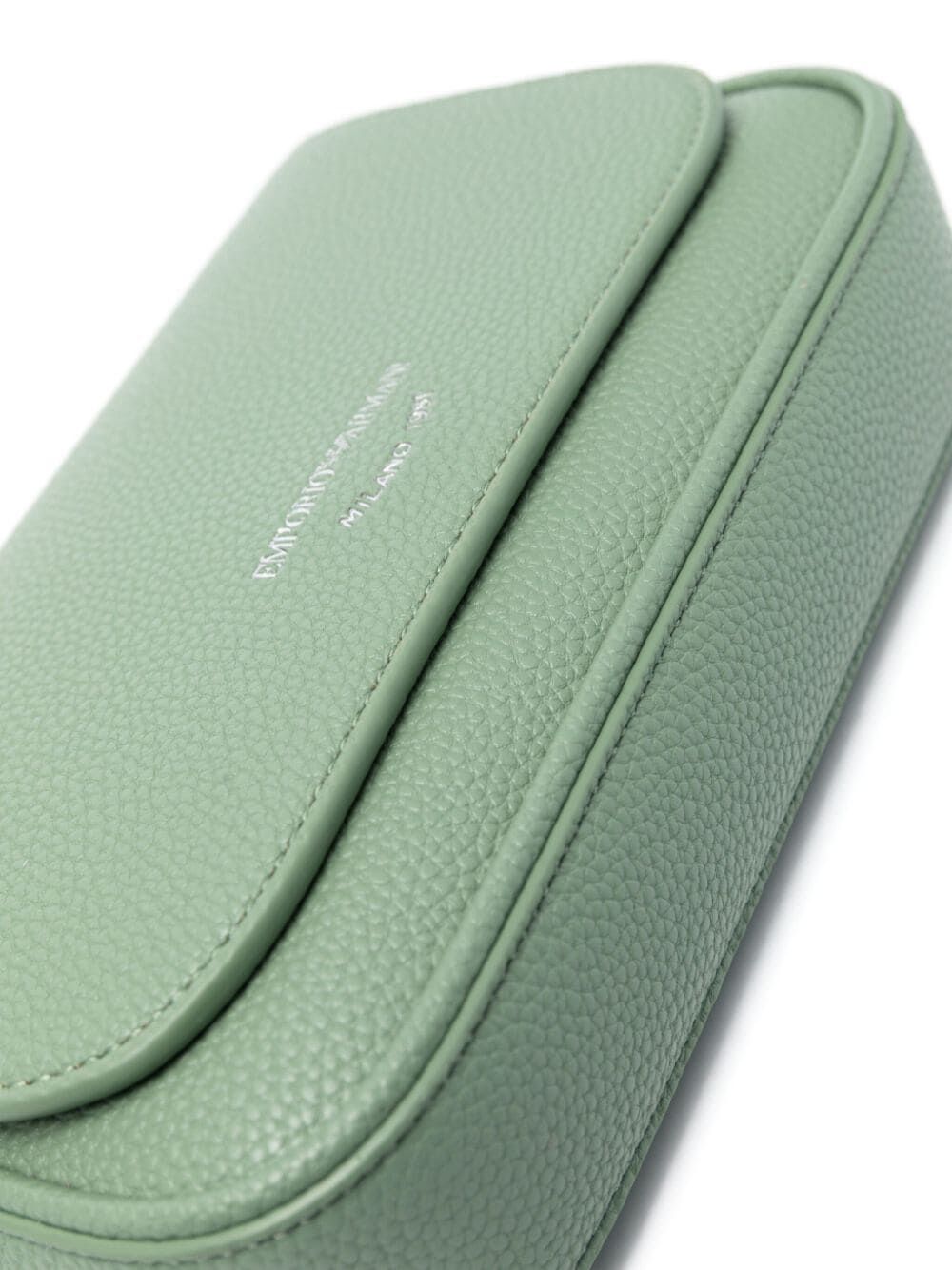 Shop Emporio Armani Wallet On Chain In Green