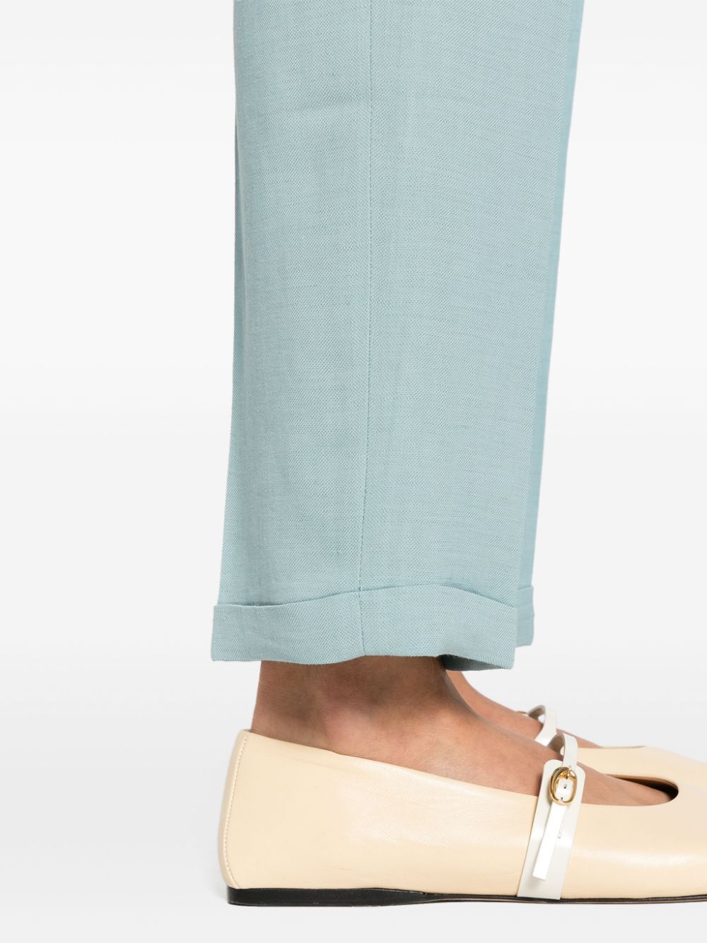 Shop Antonelli Rhondiola Pants With Lapel In Blue
