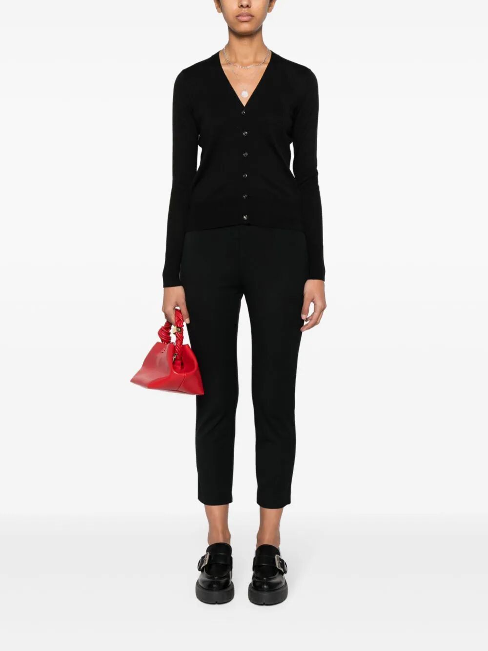 Shop Lauren Ralph Lauren Denzel Cardigan In Black