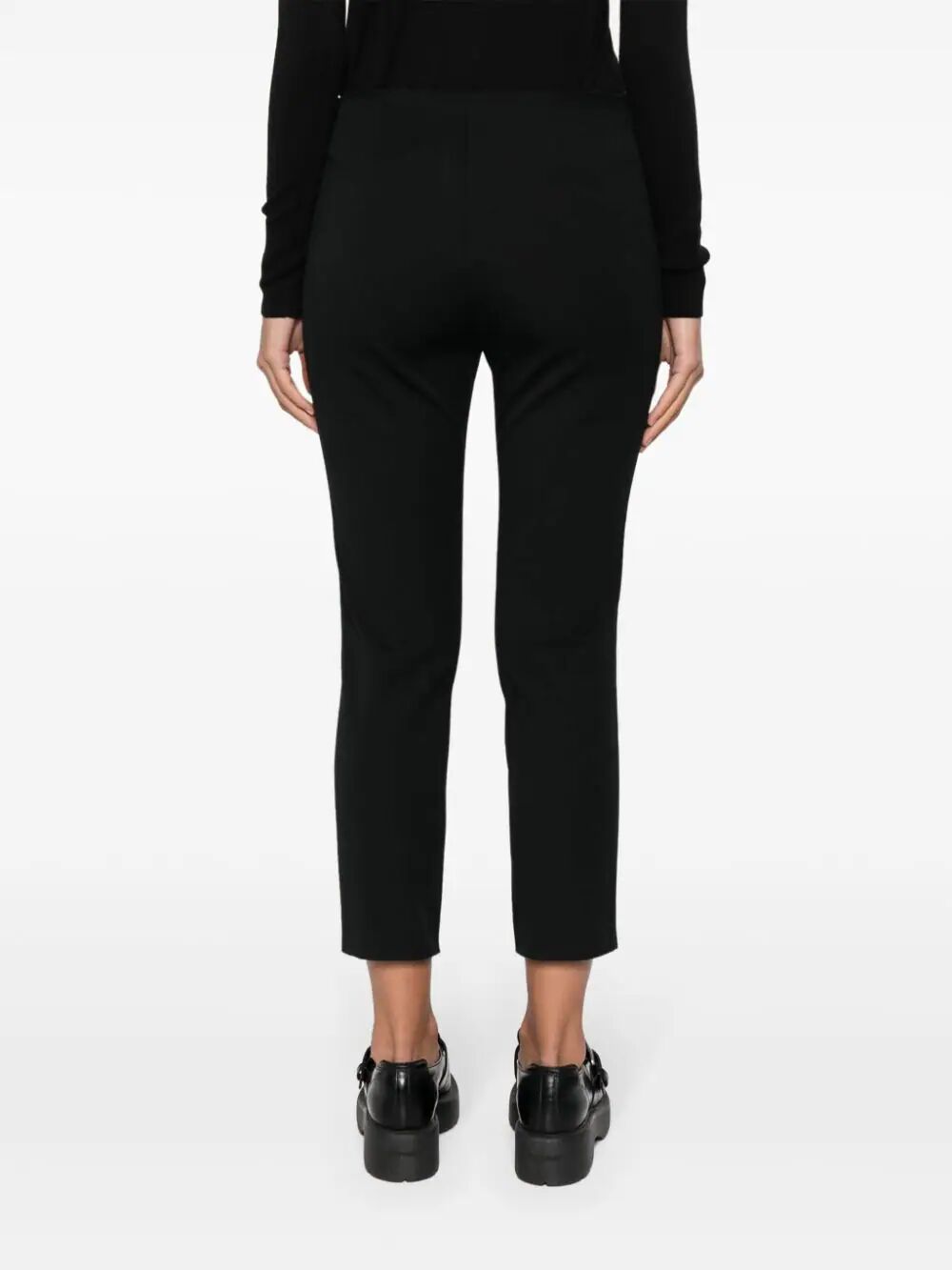 Shop Lauren Ralph Lauren Keslina Crop Skinny Pants In Black