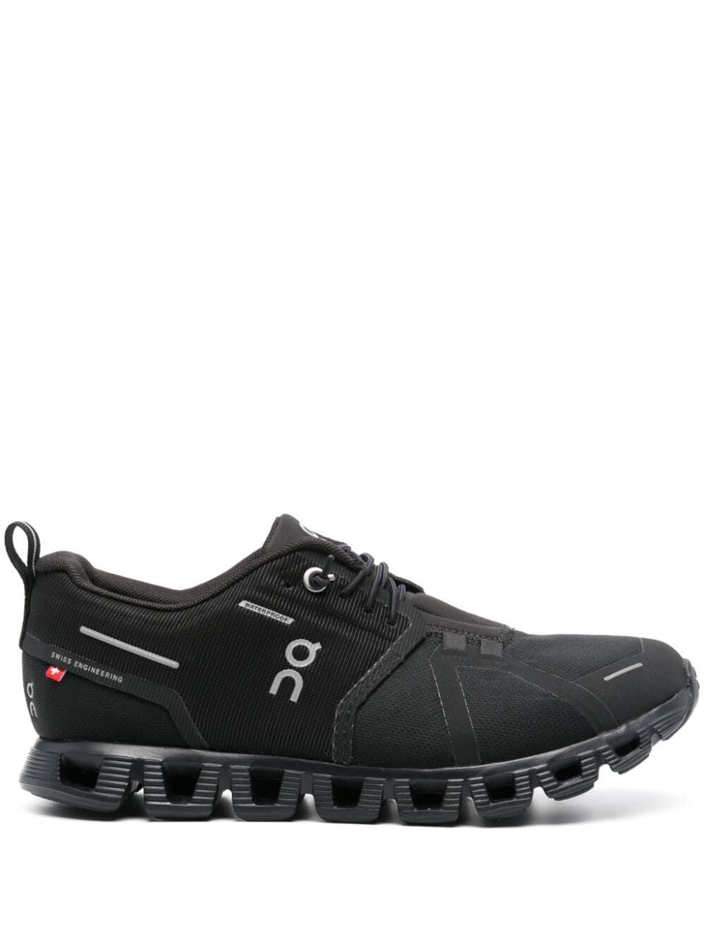 Shop On Running Cloud 5 Waterproof Sneakers In Black