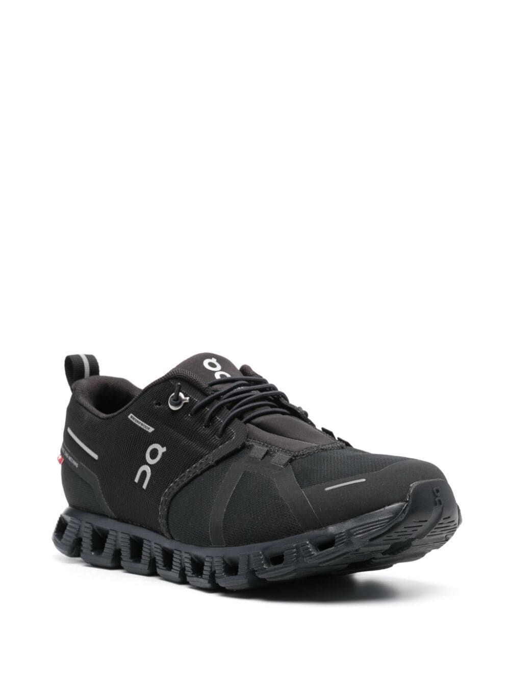 Shop On Running Cloud 5 Waterproof Sneakers In Black