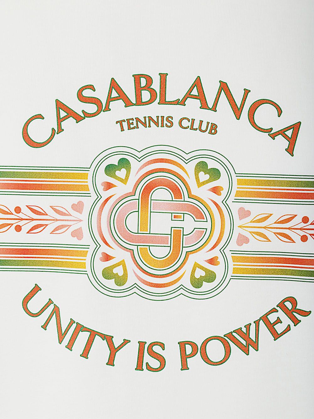 Shop Casablanca Unity Is Power Printed T In White
