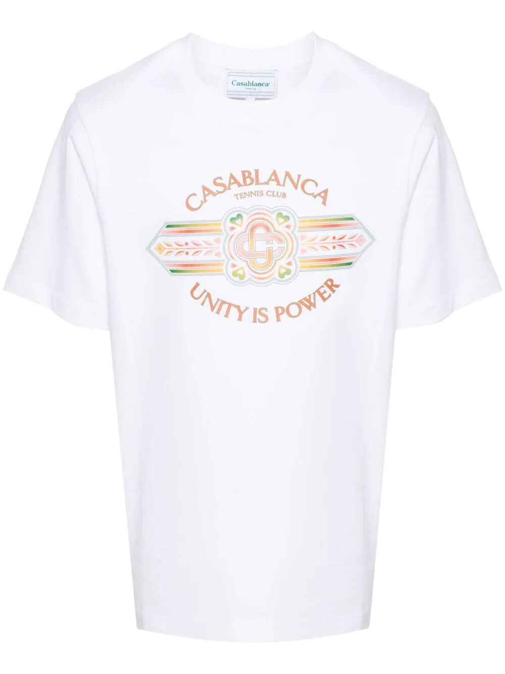 Shop Casablanca Unity Is Power Printed T In White
