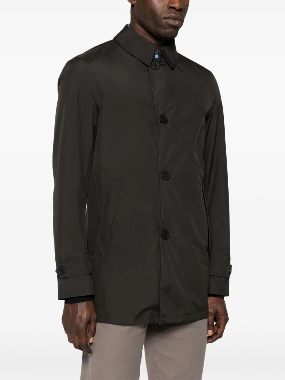 Shop Herno Goretex Waterproof Jacket In Grey