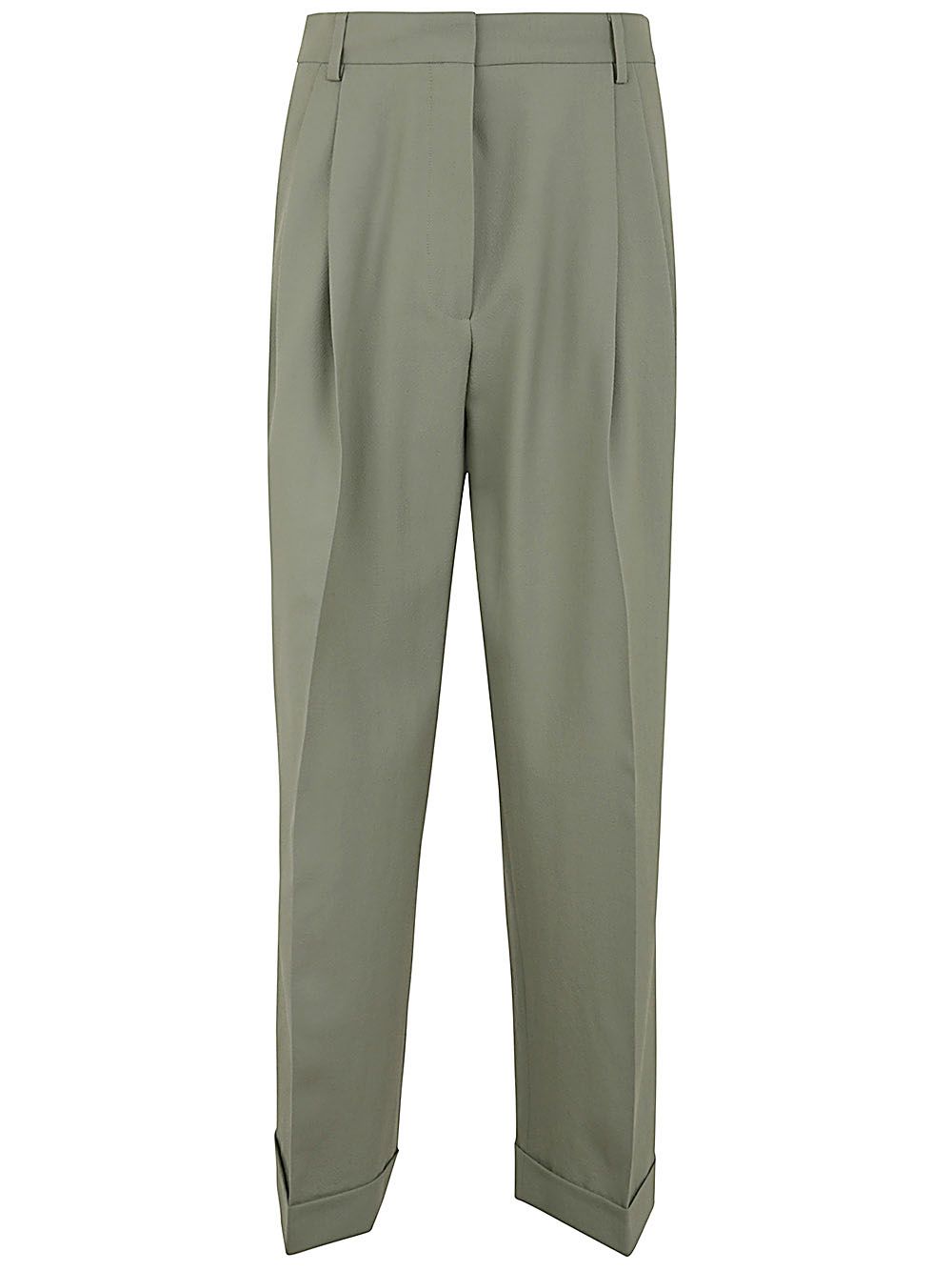 Shop Dries Van Noten 01320 Partan 8218 Pants In Grey