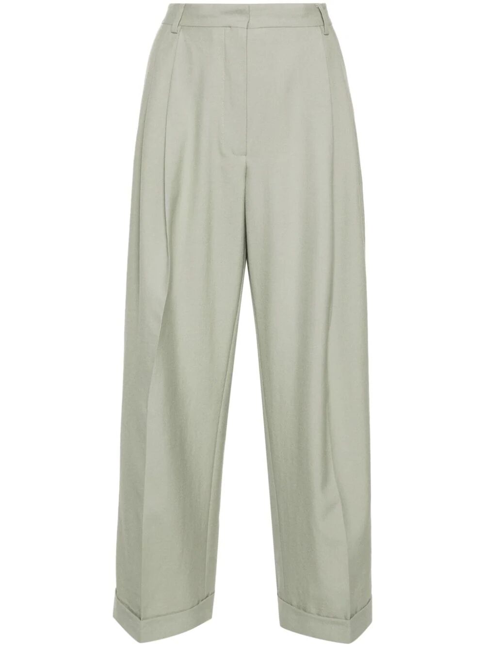 Shop Dries Van Noten 01320 Partan 8218 Pants In Grey