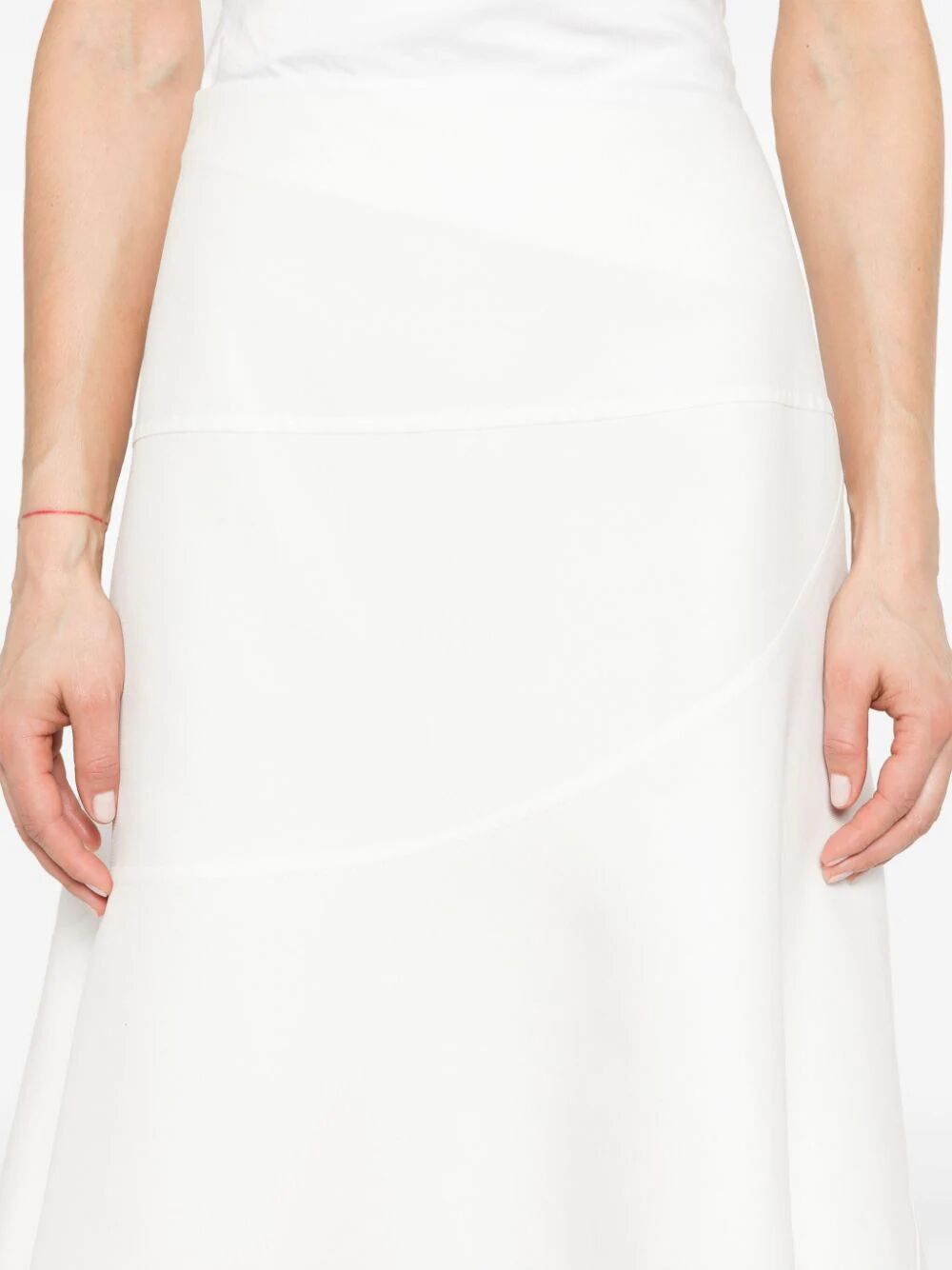 Shop Jil Sander Skirt 16 In White