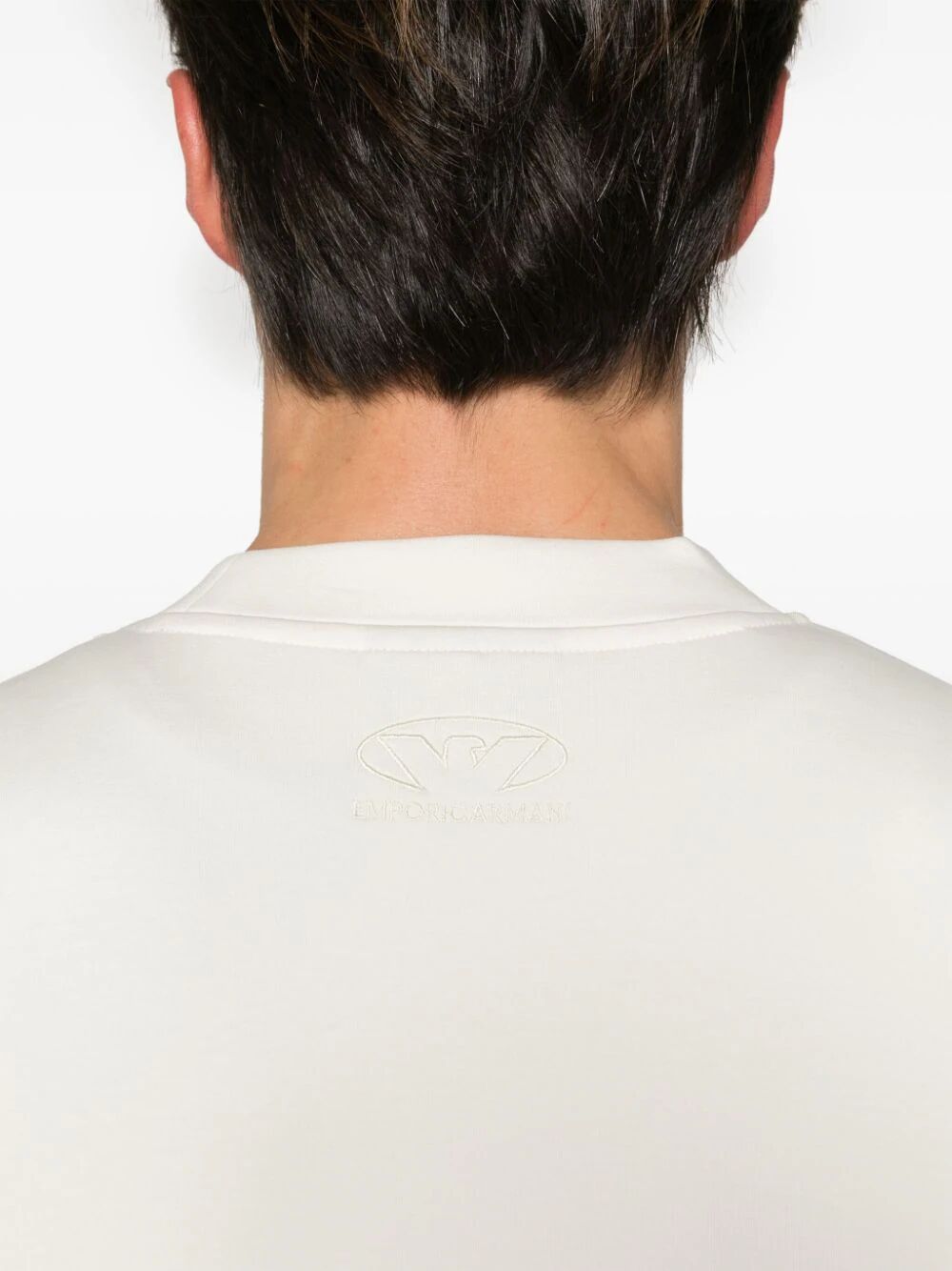 Shop Emporio Armani Sweatshirt In White