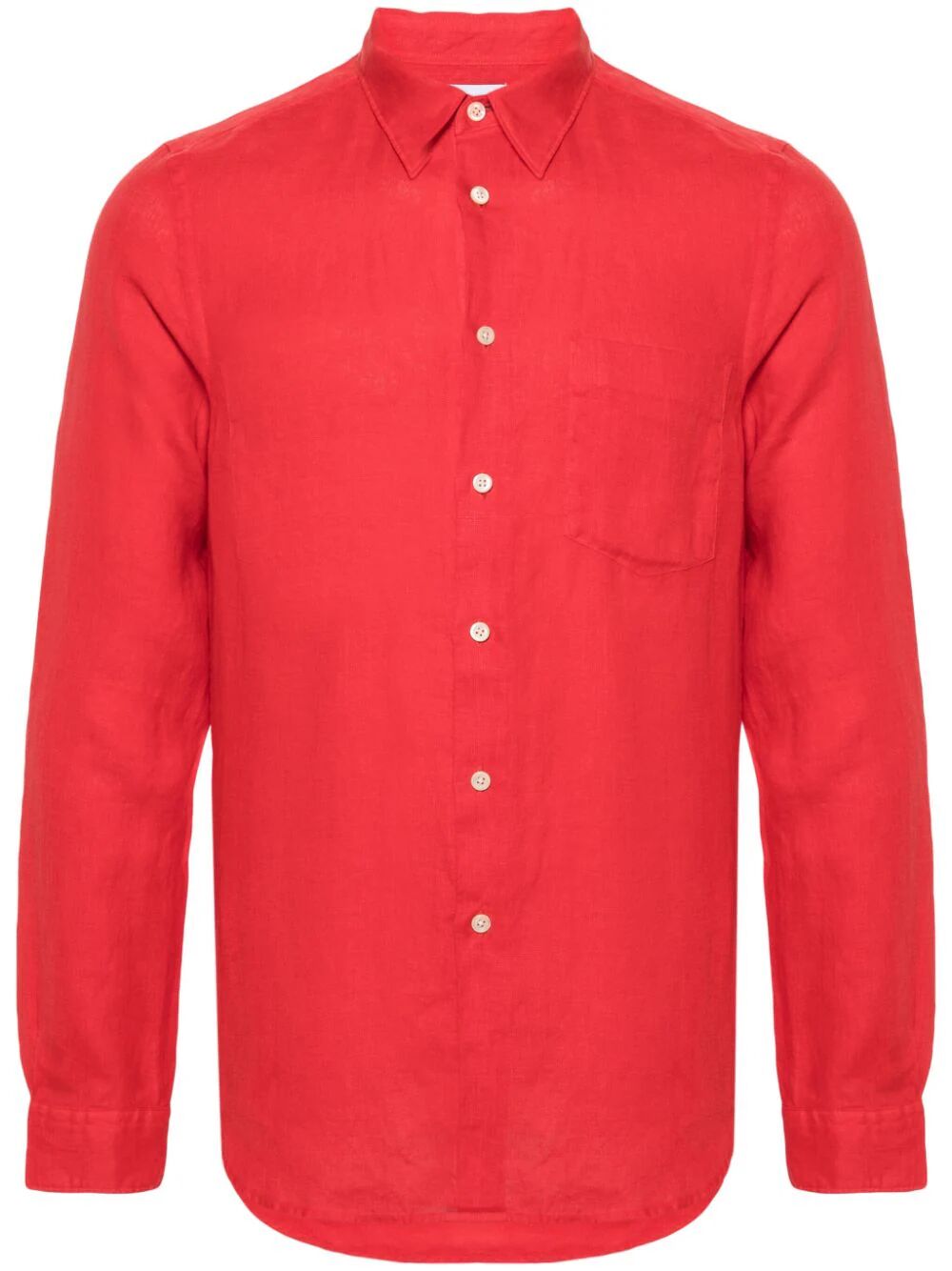Shop Ps By Paul Smith Mens Ls Tailored Fit Shirt In Red